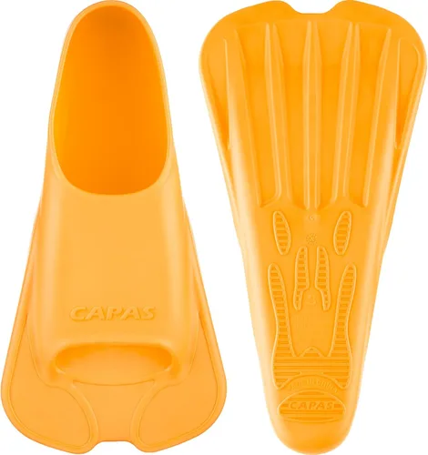 CAPAS Aletas de entrenamiento de natación, cómodas, de silicona, para natación, hoja corta, flotantes, con bolsa de malla, para hombres y mujeres,