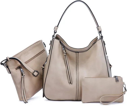 Realer Bolsos de mano Hobo, bolsos para mujer, bolsos de cuero y bolsos de mano, bolsillos, bolsos cruzados grandes