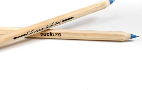 Miniatura 6 de Suck UK Bolígrafos en forma de baquetas - Regalos de batería originales para hombres y amantes de la música - Bolígrafo con forma de baqueta