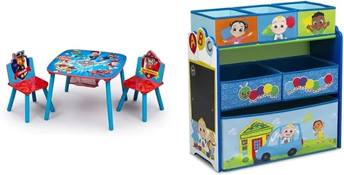 Miniatura 10 de Delta Children Juego de mesa y silla para niños con almacenamiento, ideal para artes y manualidades, merienda, educación en casa, tareas y más