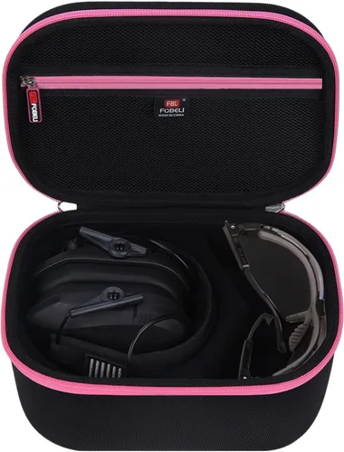 Miniatura 10 de FBLFOBELI Hard Case for Walker's Razor Slim/Howard Leight Shooting Ear Protection Electronic Shooting Muffs Earmuff Negro
