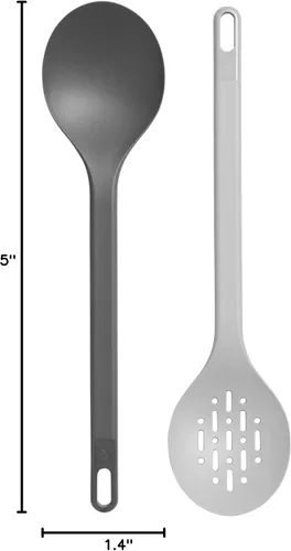 Miniatura 7 de Hydro Flask Juego de cucharas para servir, vajilla de campamento para cocina al aire libre
