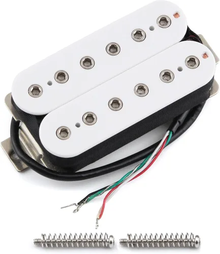 Miniatura 7 de FLEOR Pastilla de Puente Pickup de Cerámica de Doble Bobina Humbucker para Pastillas de Guitarra Eléctrica Pickup-Negro