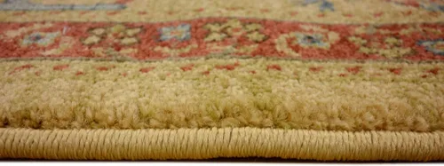 Miniatura 10 de Unique Loom Fars Collection - Alfombra moderna de diseño botánico inspirado en tribal, 2 pies 7 pulgadas x 10 pies 0 pulgadas, bronceado/rojo