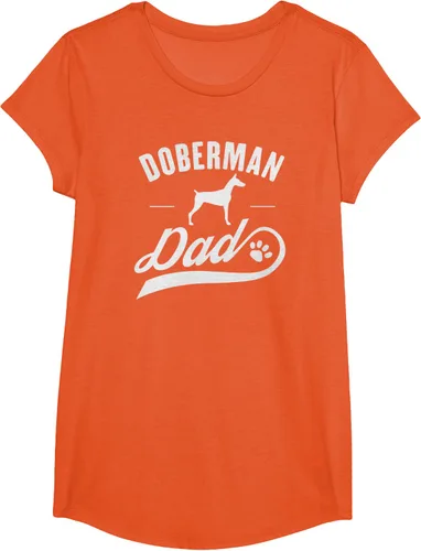 Miniatura 35 de Doberman Dad - Camiseta para amante del dueño del perro, Negro, S