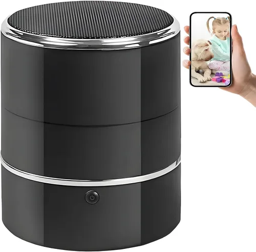 Cámara de altavoz Bluetooth HD1080P, cámara de niñera con WiFi inalámbrico, cámaras de seguridad para la tienda de oficinas en casa, detección de