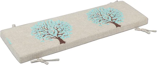 Miniatura 13 de Cojín de banco para interiores y exteriores, cojín de banco personalizado, almohadillas de asiento de banco de espuma gruesa antideslizante
