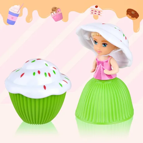 Miniatura 3 de Hermosa muñeca de pastel de juguete sorpresa magdalena princesa juguetes para niños niños transformado perfumado niñas divertido juego regalo