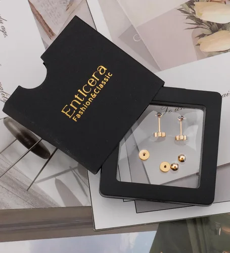 Miniatura 20 de Aretes de titanio G23 hechos a mano de 0.118 in, chapados en oro de 14 quilates, pequeños 5A+CZ, aretes de cartílago hipoalergénicos, aretes