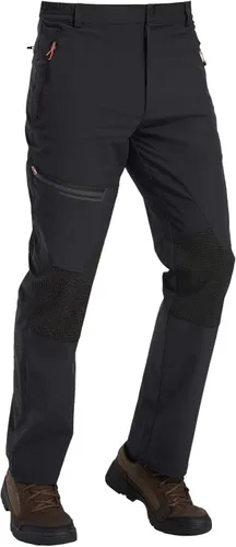 Miniatura 2 de TACVASEN pantalones de senderismo para hombre, con forro polar, reforzados en las rodillas, ligeros, para esquí y snowboard, sin cinturón