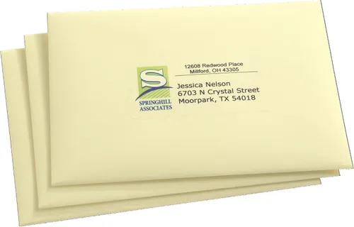 Miniatura 8 de Avery Printable Address Labels with Sure Feed, Matte Clear, 1-1/3" x 4", 350 Mailing Labels (08662)