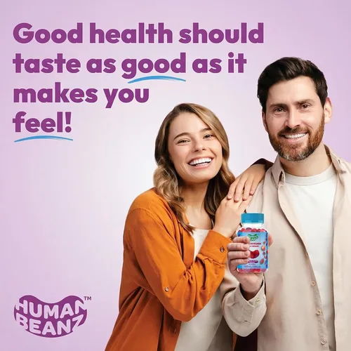 Miniatura 6 de Human Beanz Gomitas multivitamínicas con zinc para hombres y mujeres, suplementos dietéticos de apoyo inmunológico para adultos, vegetarianos, 120