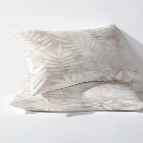 Miniatura 3 de Juego de sábanas de 3 piezas para plantas, tamaño individual, sábanas de hojas y fundas de almohada estampadas, sábana bajera ajustable