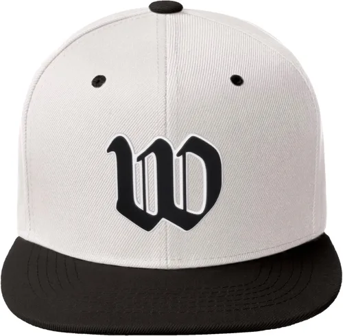 Miniatura 1527 de Daxton Gorra clásica con visera de billete plano con letras del alfabeto inglés antiguo de la A a la Z