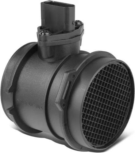 DNA MOTORING OEM-SS-071 Conjunto de sensores de medidor de aire masivo MAF estilo fábrica para 98-00 C43 AMG, metálico/negro
