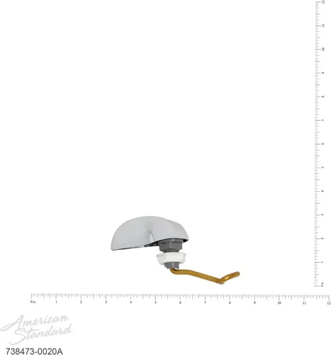 Miniatura 2 de American Standard 7384730020A - Palanca de viaje de metal para mano izquierda, asistencia de presión, cromo pulido de 3.2 x 1.3 pulgadas