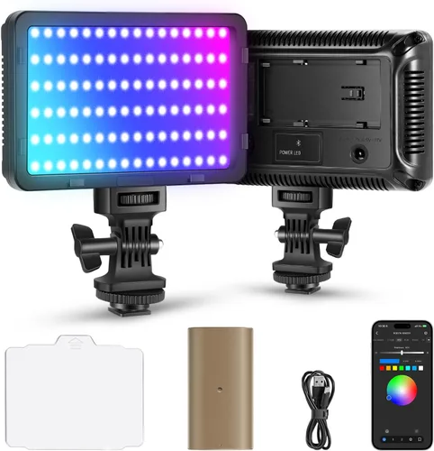 Miniatura 10 de Foco para cámaras, de la marca Neewer, de 160 LED, alta potencia y regulable