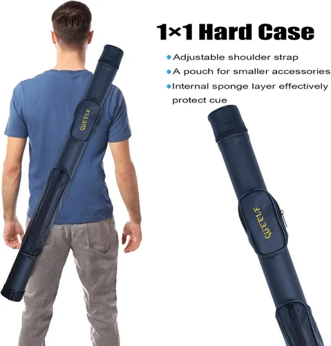 Miniatura 5 de CUEELF Taco de Billar Spider Profesional Taco de Billar Taco de Baja Deflexión con Estuche Azul