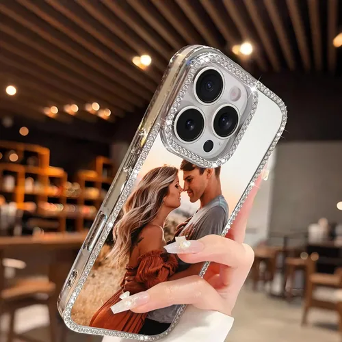 Miniatura 7 de Funda de teléfono con imágenes personalizadas para iPhone 17/16/15/14/13/12/11 Pro Max Plus Air, funda protectora suave de TPU transparente, diseño