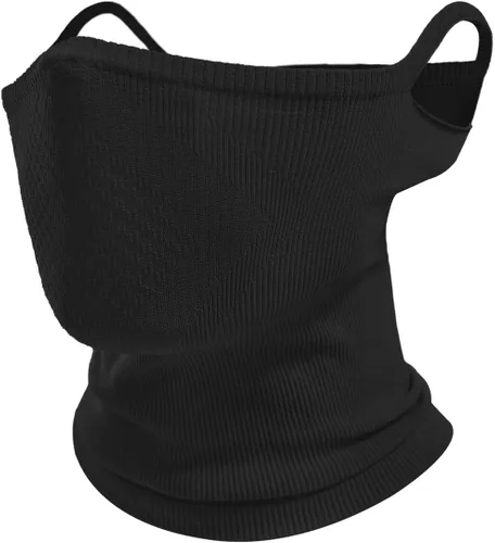 Ear-Loops Face Mask & Neck Warmer - Windproof Thermal Neck Gaiter for Outdoor Activities - Cycling, Running, Fishing