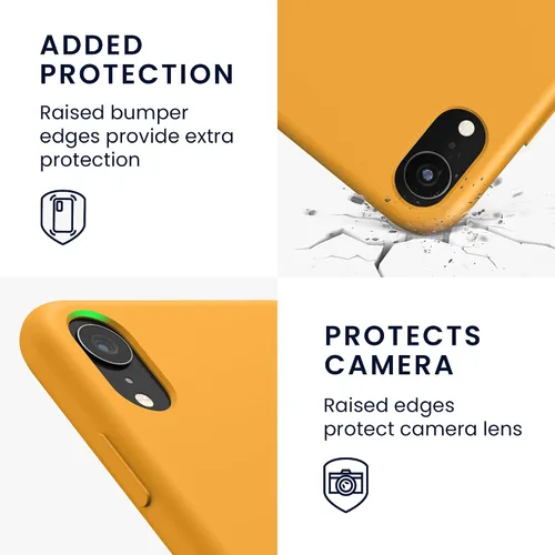 Miniatura 3 de kwmobile Funda compatible con Apple iPhone XR - Funda de silicona TPU con acabado suave - Mango