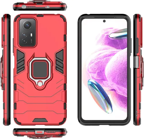 Miniatura 32 de Funda para Xiaomi Redmi Note 12S 4G Caso,Soporte de montaje magnético para coche Funda Shell para Xiaomi Redmi Note 12S 4G Caso Azul