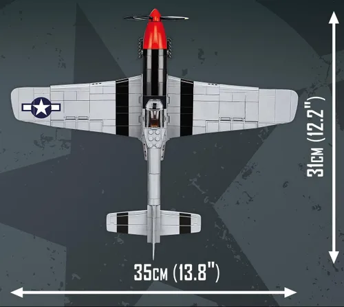 Miniatura 4 de COBI TOP Gun: Maverick™ Mustang P-51D™ - Juego de construcción de aviones, 350 piezas