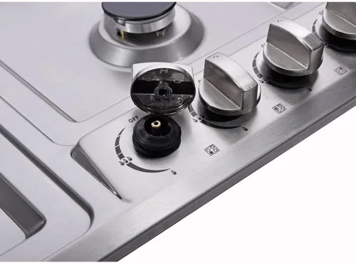 Miniatura 6 de Placa de cocina de gas de 12 pulgadas, doble combustible, 2 quemadores sellados, estufa de gas de acero inoxidable DM223-SA01BZ