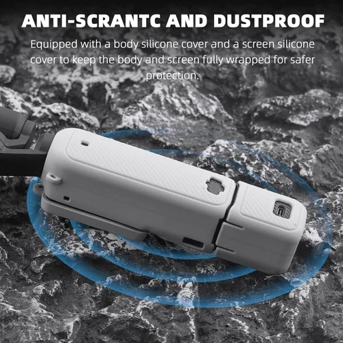 Miniatura 7 de BRDRC Xtra Muse - Funda de silicona para bolsillo 3, protector de lente, resistente a los arañazos, compatible con accesorios DJI OSMO Pocket 3/Xtra