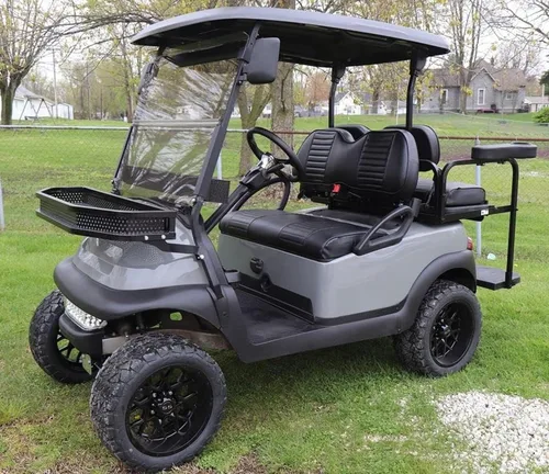 Miniatura 4 de Huskey - 4 fundas de asiento delantero/trasero para carrito de golf Club Car Precedent 2004 en adelante modelos eléctricos y de gas a gas, panel