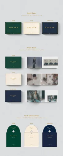 Miniatura 3 de Jungkook BTS - Álbum de oro (3 vers.)