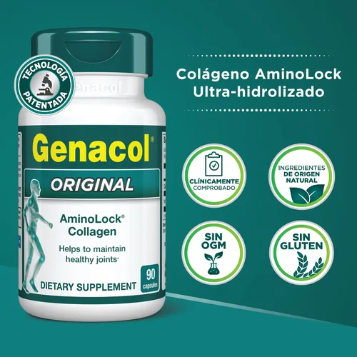 Miniatura 5 de Genacol Original – Suplemento de colágeno con péptidos de colágeno ultrahidrolizados, mantiene la salud de las articulaciones, para articulaciones
