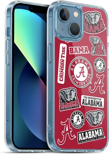 Miniatura 337 de Head Case Designs Funda de gel suave con licencia oficial de la Universidad de Alabama UA Collage compatible con Apple iPhone 13 Pro Max