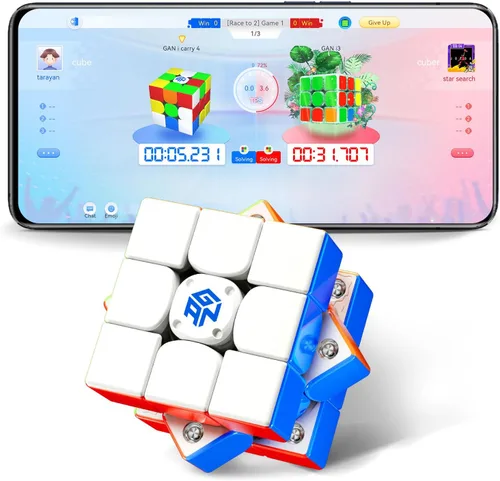 GAN i Carry 4, cubo de velocidad Bluetooth inteligente 3x3 magnético conectado electrónico Speedcube para niños adultos temporizador seguimiento