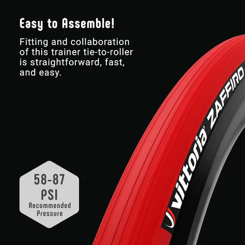 Miniatura 5 de Vittoria Zaffiro Pro Home Neumático para Entrenador Interior - Neumático para Entrenador de Bicicleta Interior - Neumático de Bicicleta