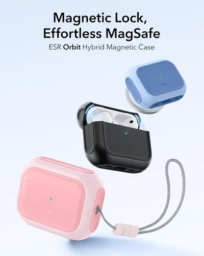 Miniatura 3 de ESR Funda para AirPods Pro 3, Compatible con Funda de AirPods Pro de 3ª Generación (2025), Compatible con MagSafe, Cubierta de Protección Completa