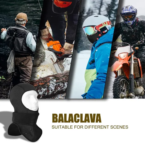 Miniatura 6 de LMMHEIZI Pasamontañas - Máscara de esquí cálida de invierno para esquí, snowboard
