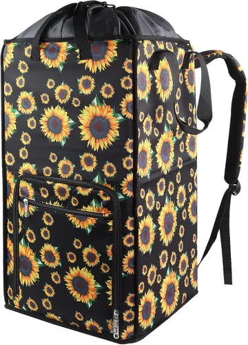 Miniatura 9 de Bukere - Mochila para lavandería, extra grande, 2 en 1, cesta de lavandería para estudiantes universitarios, artículos esenciales para el Negro