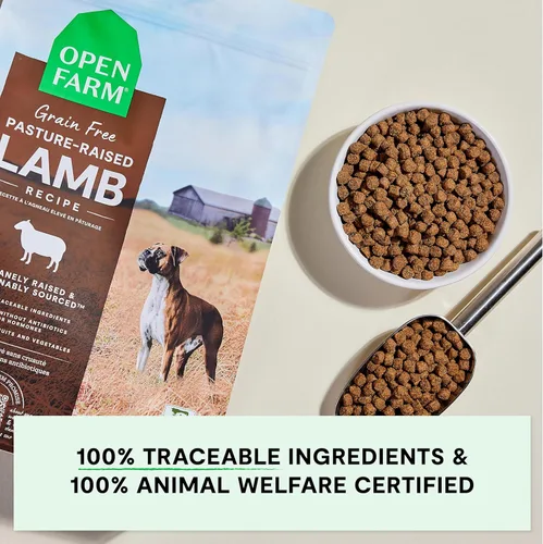 Miniatura 8 de Open Farm - Alimento seco para perros sin granos de cordero criado en pasto, receta de cordero de Nueva Zelanda con superalimentos sin OMG y sin