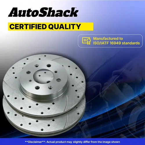 Miniatura 7 de AutoShack Rotores de freno delantero para Chevrolet, Cruze 2011-2019 Sonic 2012-2020 Bolt EV 2017-2023, FWD L4 1.4L 1.6L 1.8L - Revestimiento