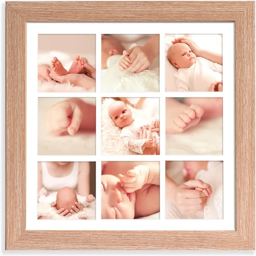 Miniatura 33 de YK artwood Impresiones en lienzo personalizadas con tus fotos, marco personalizado de 8 x 8 pulgadas, marco moderno de madera negra con tu foto