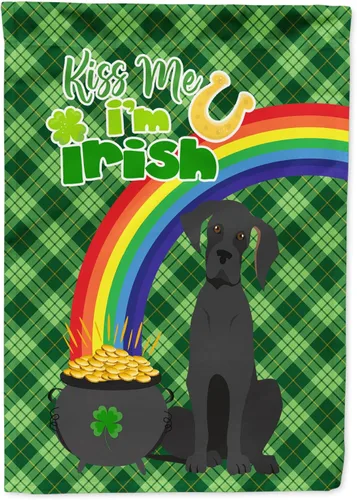 Miniatura 66 de Caroline's Treasures WDK4731GF - Bandera decorativa para jardín del día de San Patricio, color negro y tostado, Airedale Terrier, para jardín