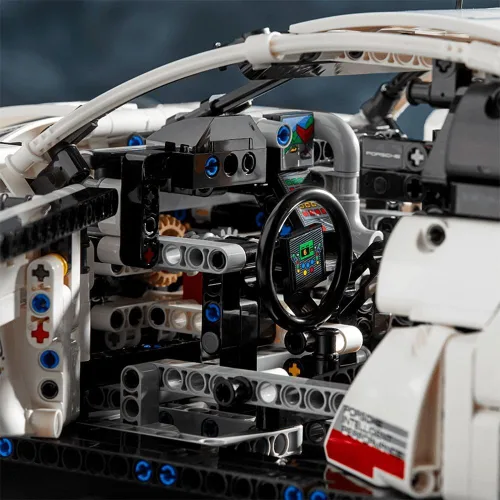 Miniatura 5 de Lego Technic Porsche 911 RSR Juego de construcción, modelo de coche realista, kit de construcción avanzada