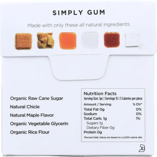 Miniatura 2 de Simplygum Maple Natural Gum, 15