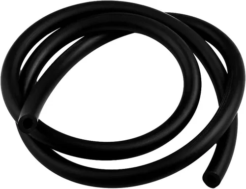 Manguera de silicona de grado alimenticio 6mm ID x 8mm OD Negra de Alta Temperatura, Tubo de Silicona Pura para Transferencia de Aire y Líquidos