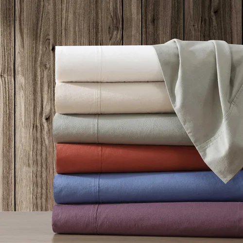 Miniatura 8 de Eddie Bauer - Juego de sábanas individuales, juego de ropa de cama de percal lavado con bolsillos profundos, súper suave, 100% algodón de lujo