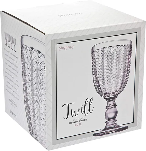 Miniatura 2 de Godinger Copa de vino tinto, copa de vino, copa de tallo, copa de copa de copa de copa – rosa – 10 onzas, juego de 4