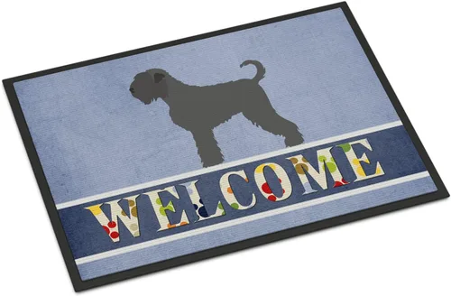 Miniatura 47 de Caroline's Treasures BB8321JMAT - Felpudo de bienvenida Berger Picard de 24 x 36 pulgadas, tapete azul para puerta delantera, para interiores