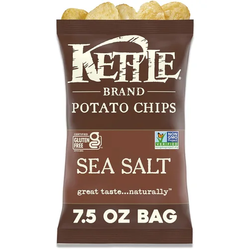 Miniatura 31 de Kettle Brand Papas Fritas, Backyard Barbeque Kettle Chips, Bolsa de Aperitivos, 1.5 Oz