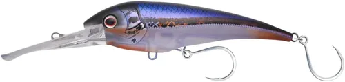 Miniatura 15 de Nomad Design DTX Minnow con sistema patentado Autotune - Acción de natación de pez cebo envejecido, BKK Diablo Caballa Rosa Caliente